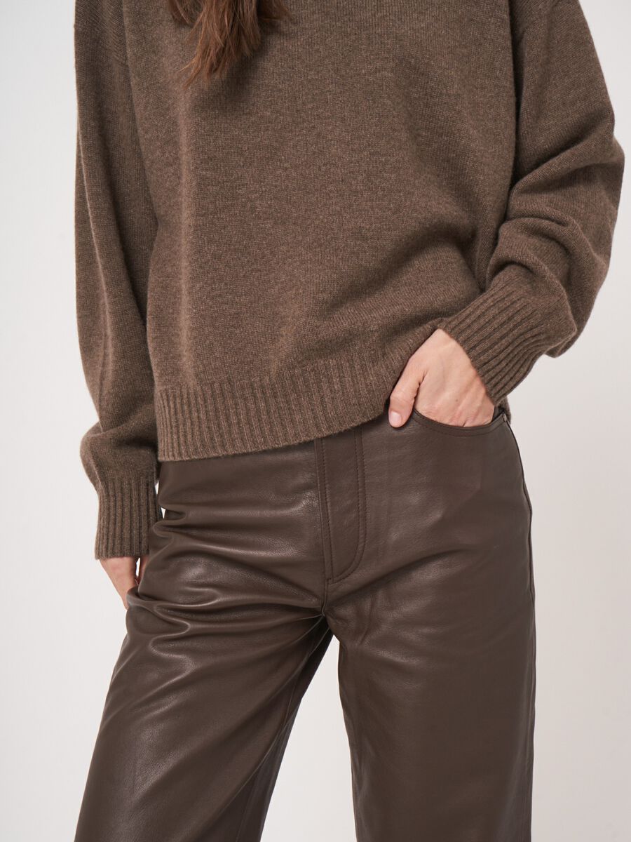 Pull en cachemire sans couture – coupe boxy image number 5