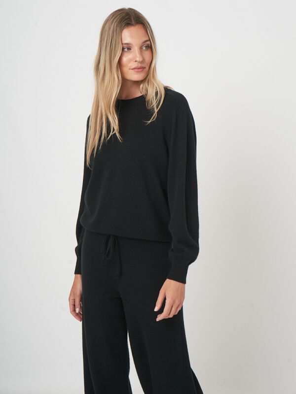 Cropped Kaschmirpullover mit Rundhalsausschnitt image number 2