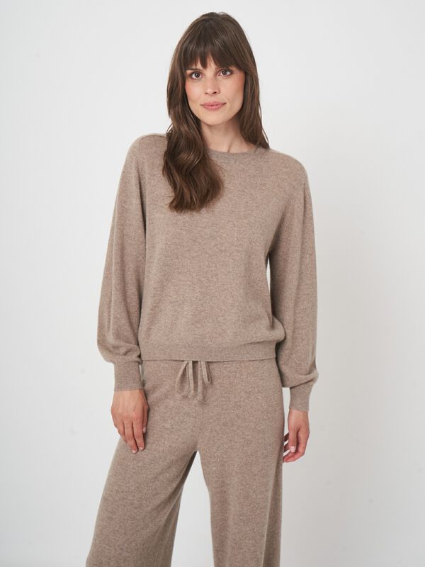 Cropped Kaschmirpullover mit Rundhalsausschnitt image number 2