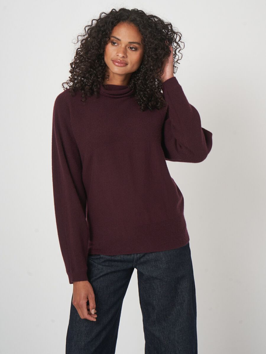 Großzügiger Bio-Kaschmir-Rollkragenpullover image number 0