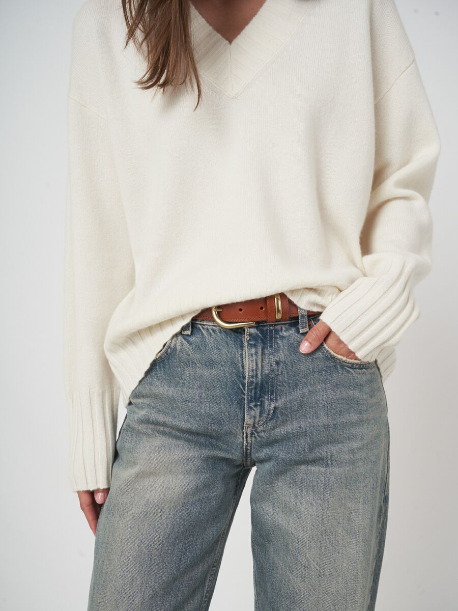 Organische kasjmier sweater - zacht, duurzaam & elegant image number 2