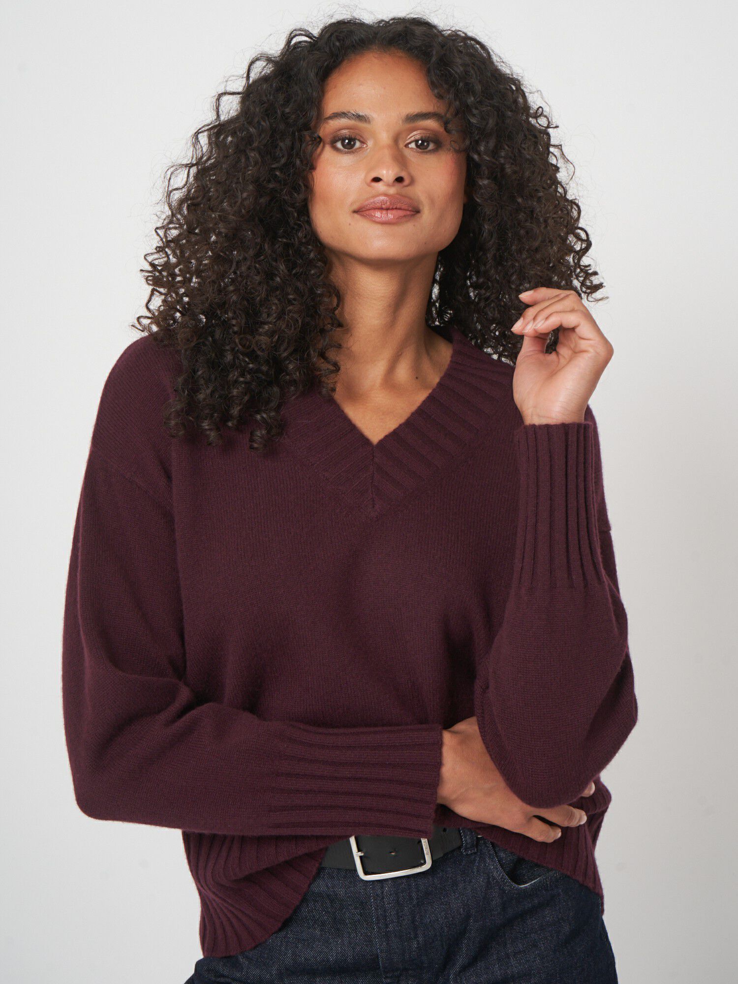 Organische kasjmier sweater - zacht, duurzaam & elegant afbeelding