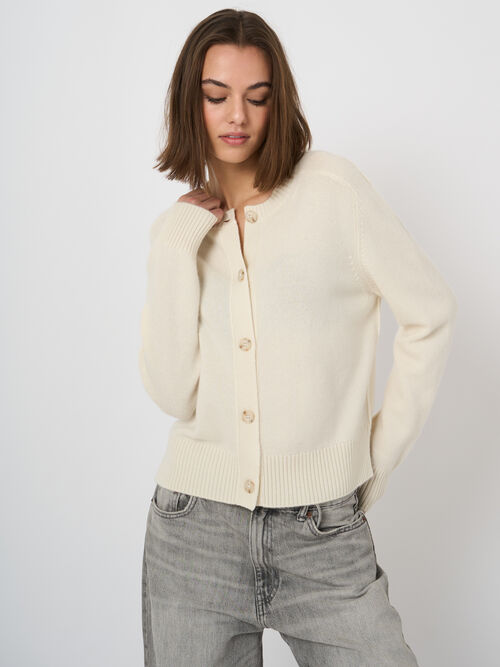 Timeless organic cashmere cardigan