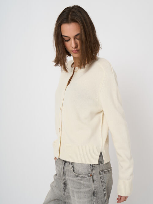 Timeless organic cashmere cardigan