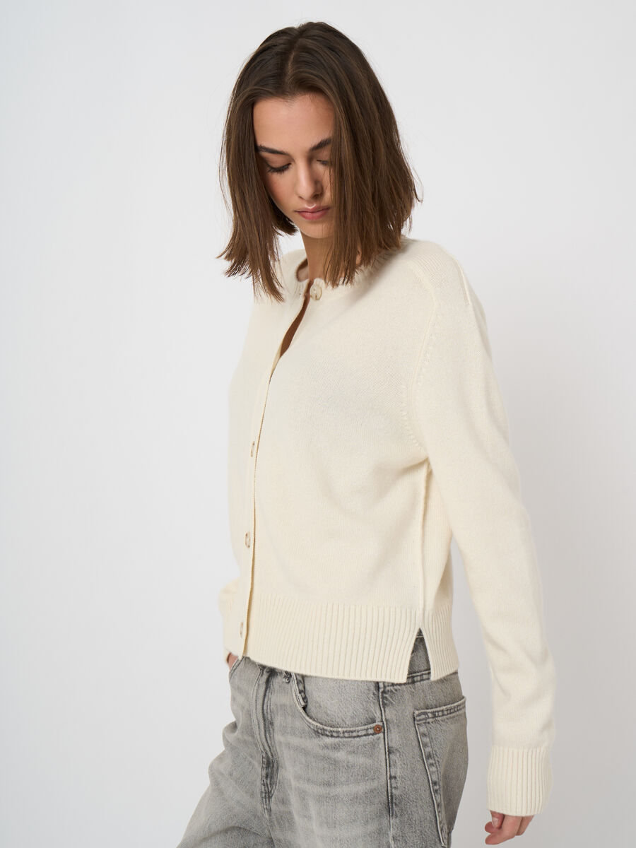 Timeless organic cashmere cardigan image number 1