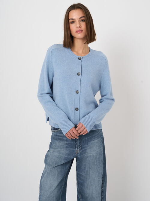 Timeless organic cashmere cardigan