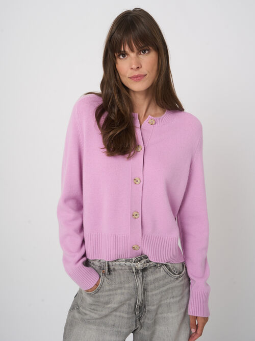 Timeless organic cashmere cardigan