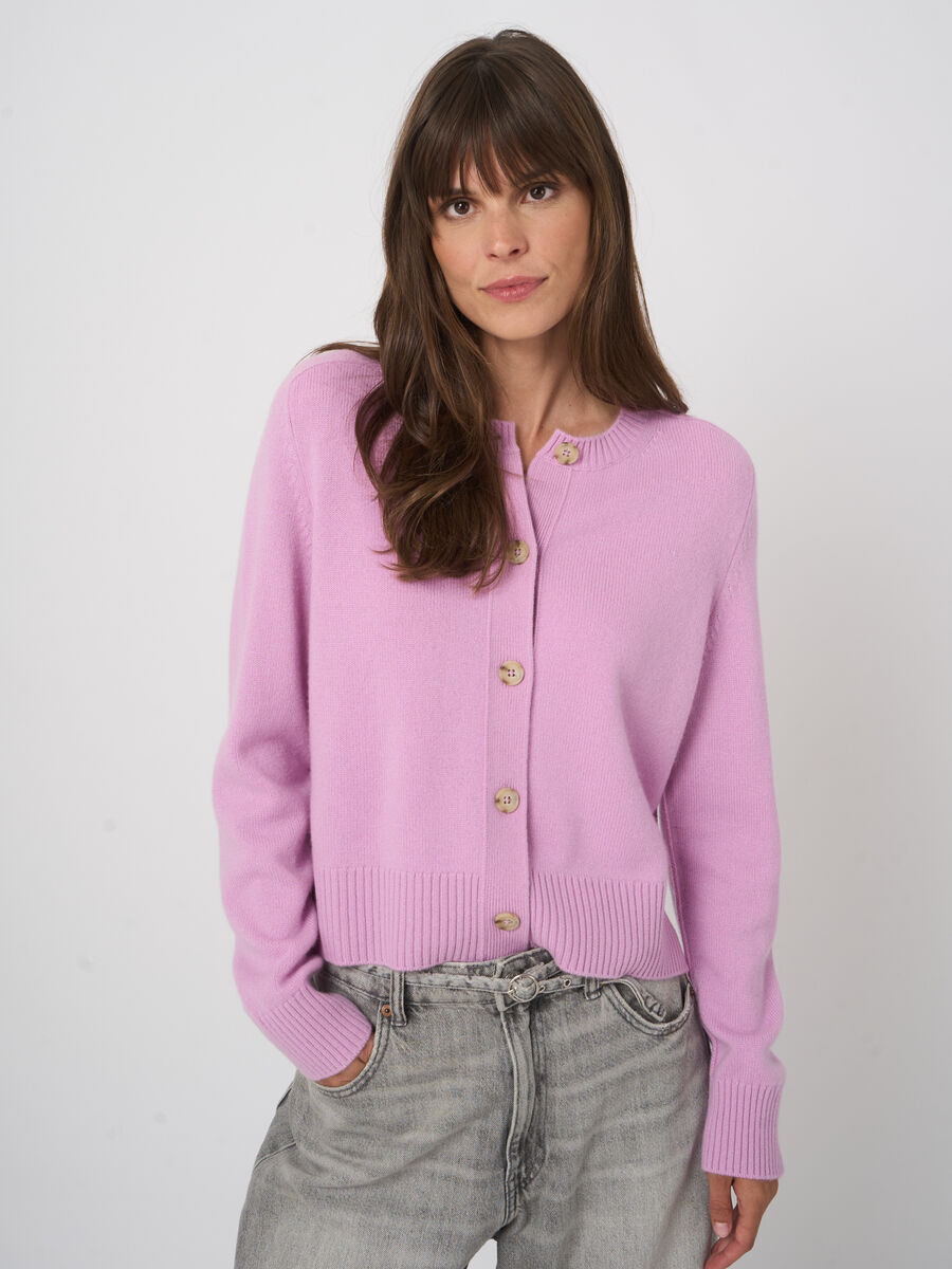 Timeless organic cashmere cardigan image number 0