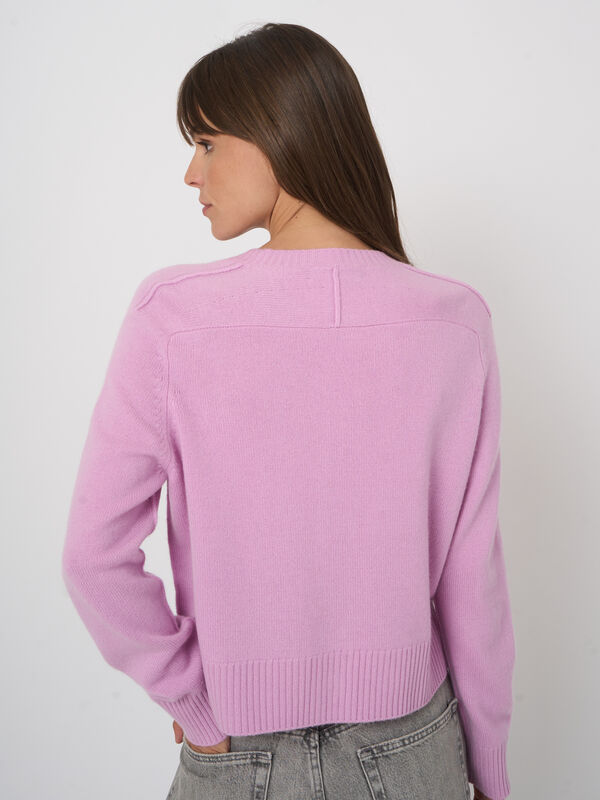 Timeless organic cashmere cardigan image number 2