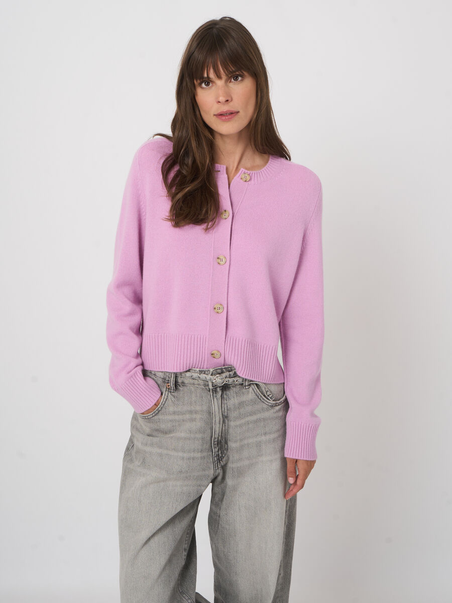 Timeless organic cashmere cardigan image number 5