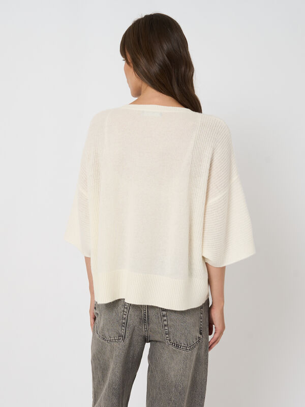 Oversized trui van biologisch kasjmier image number 5