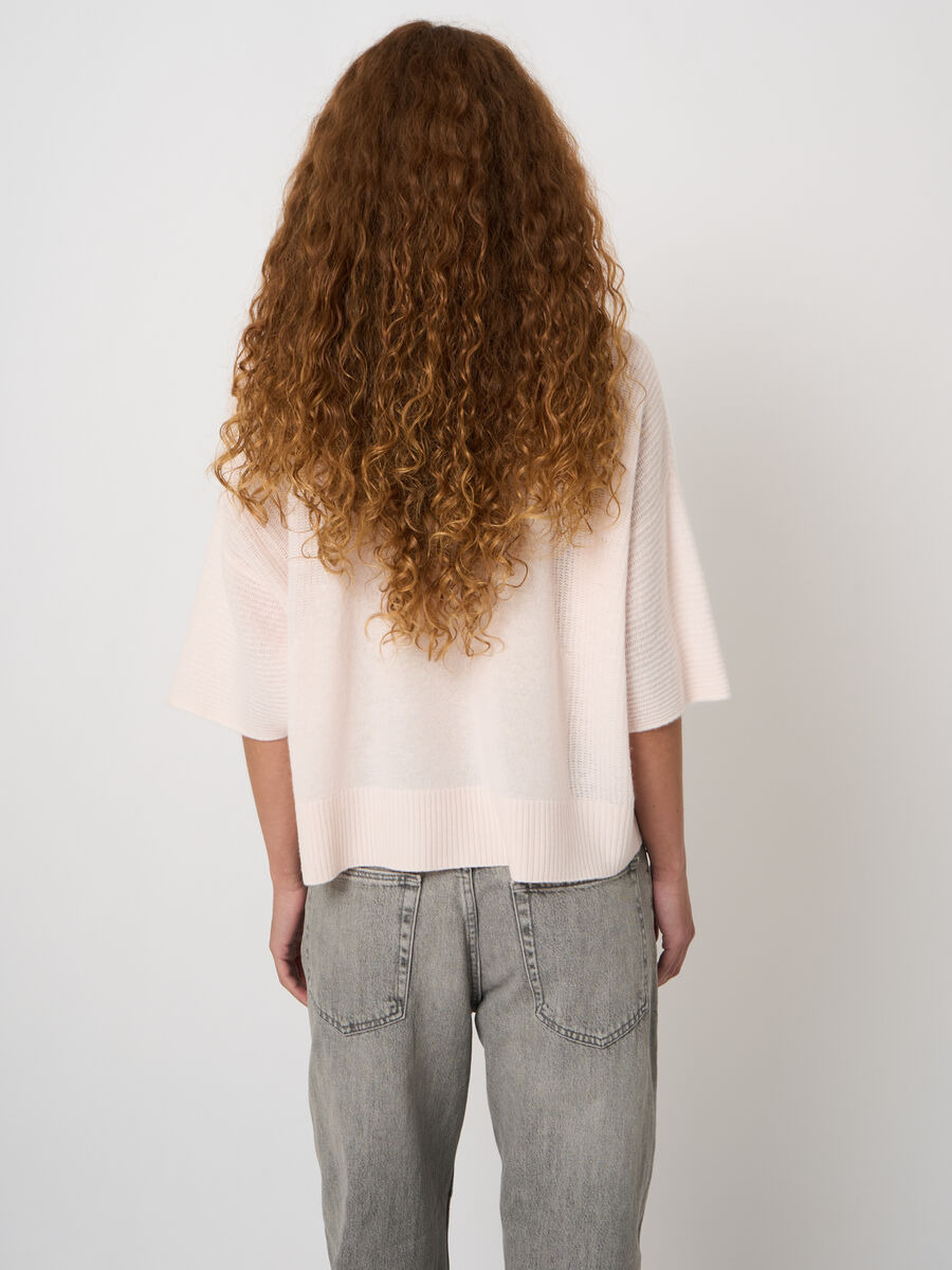 Pull en cachemire bio oversize, manches 3/4 image number 2