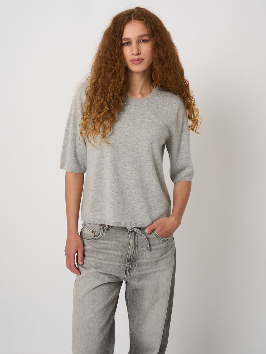 Pull en cachemire bio l&eacute;ger, coupe ample, d&eacute;tails hotfix image number 5