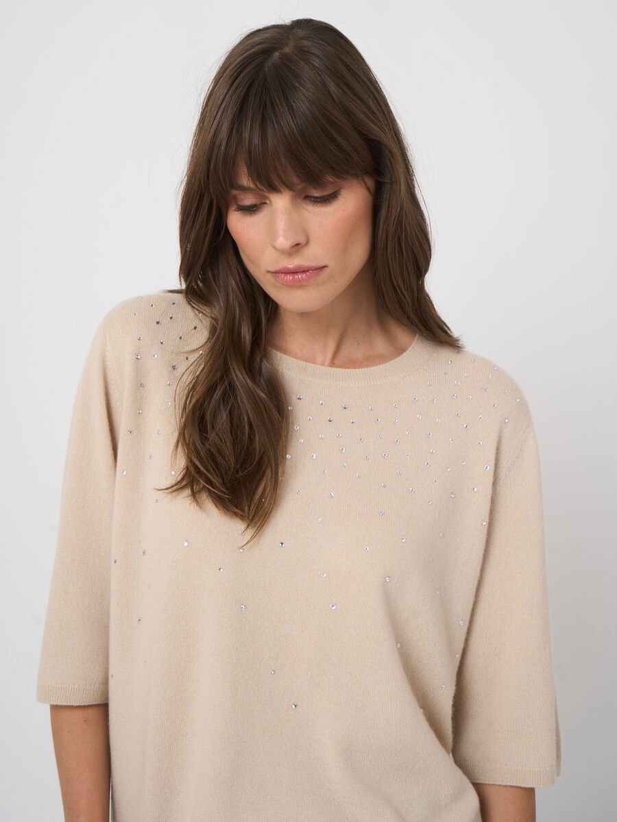 Pull en cachemire bio l&eacute;ger, coupe ample, d&eacute;tails hotfix image number 0