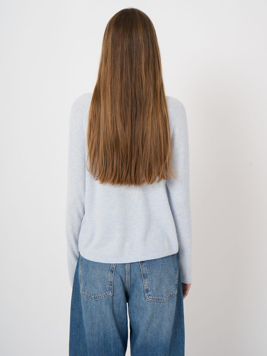 Kaschmir-Cardigan aus Feinstrick mit Raglan&auml;rmeln image number 3