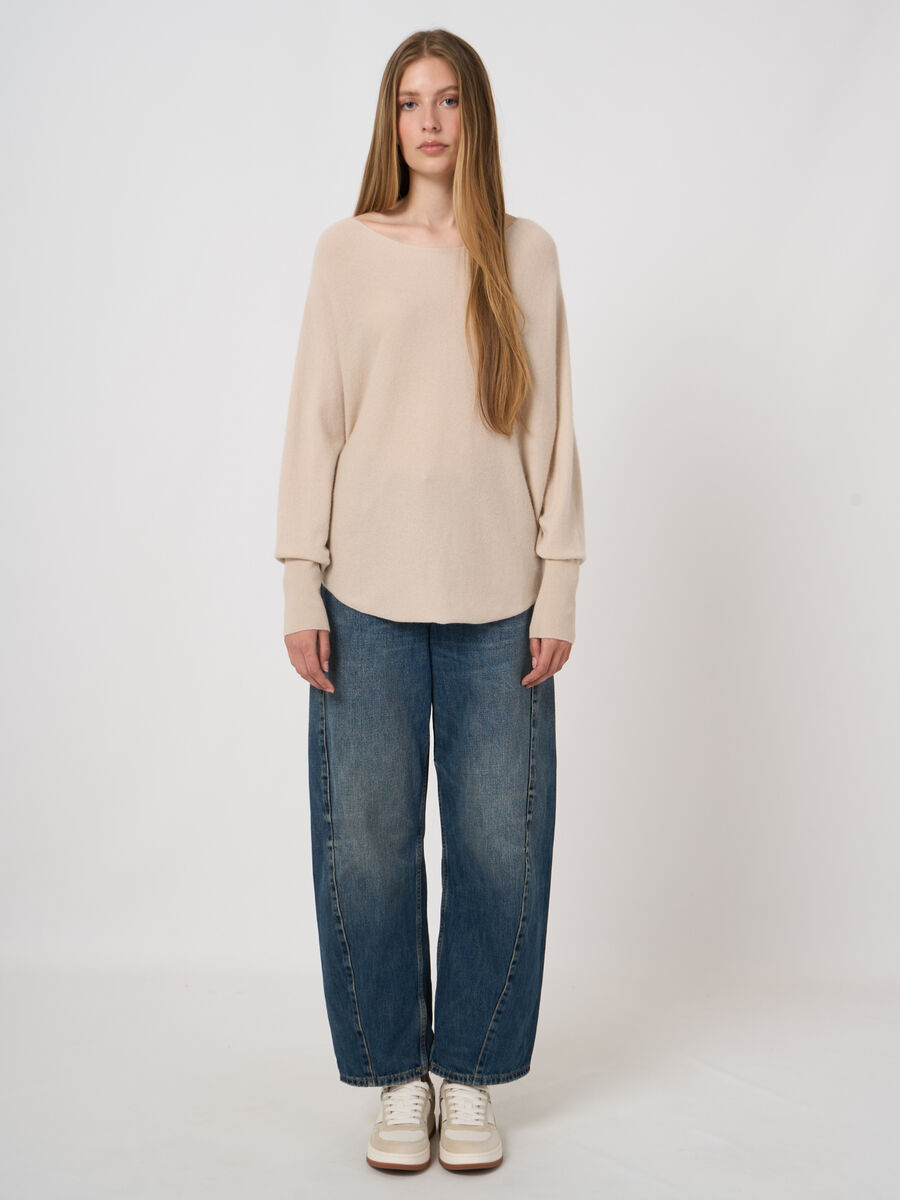 Leichter Kaschmirpullover mit Fledermaus&auml;rmeln image number 4