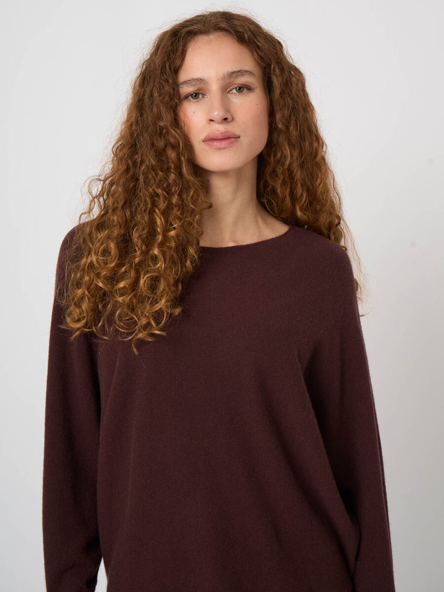 Leichter Kaschmirpullover mit Fledermaus&auml;rmeln image number 3