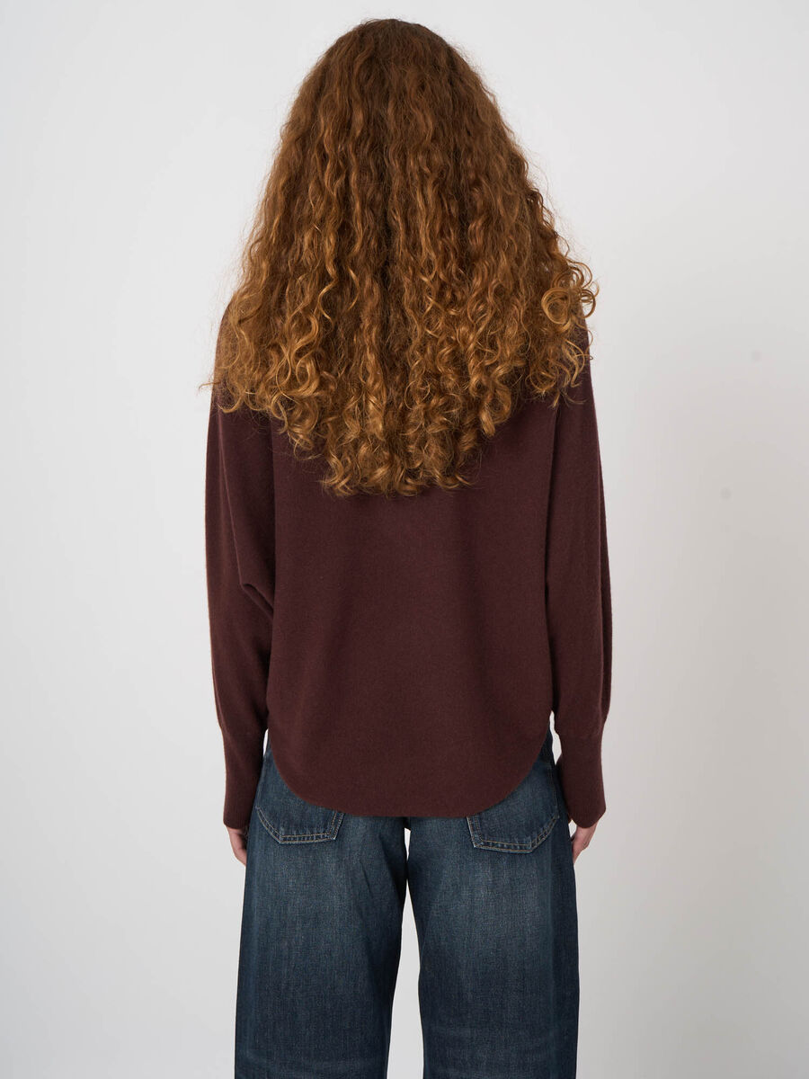 Leichter Kaschmirpullover mit Fledermaus&auml;rmeln image number 5