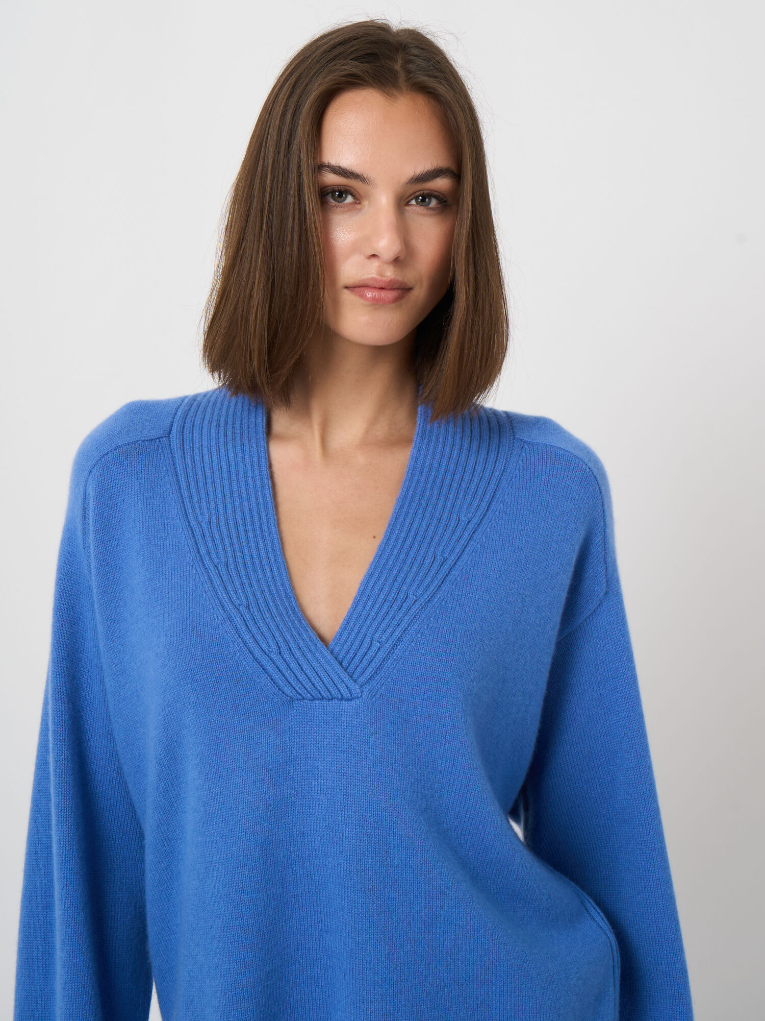 トップス captainsunshine Cashmere V-Neck Pullover Cashmere V-Neck Sweater with Wide Ribbed Trim | REPEAT cashmere