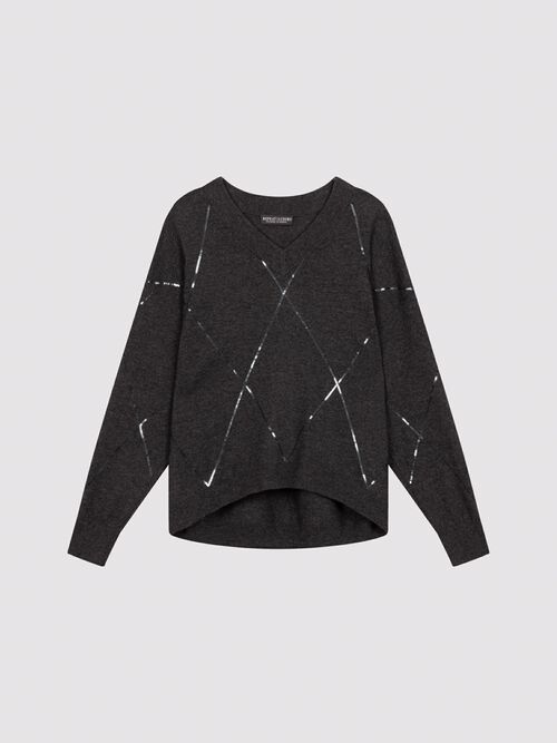 Lichtgewicht kasjmier sweater met pailletten