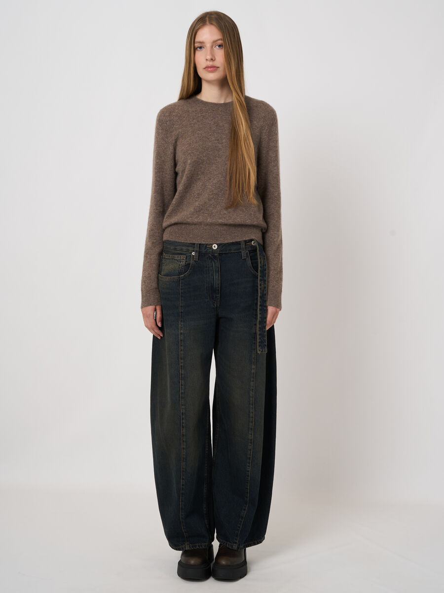 Cashmere-Silk Sweater with Soft Brushed Look image number 2