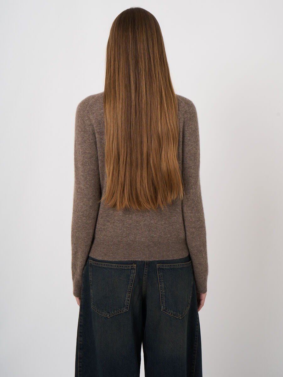 Cashmere-Silk Sweater with Soft Brushed Look image number 3