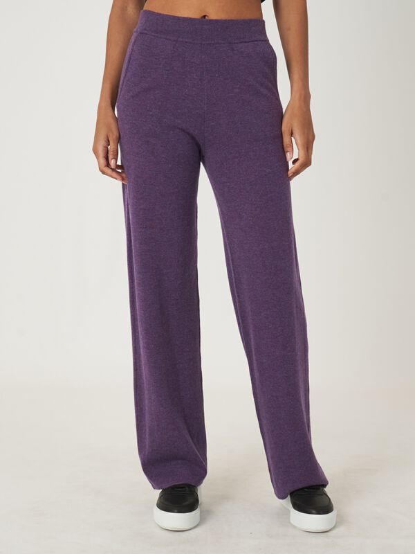 Lässige Jogging-Hose aus Kaschmir-Wollmischung image number 0