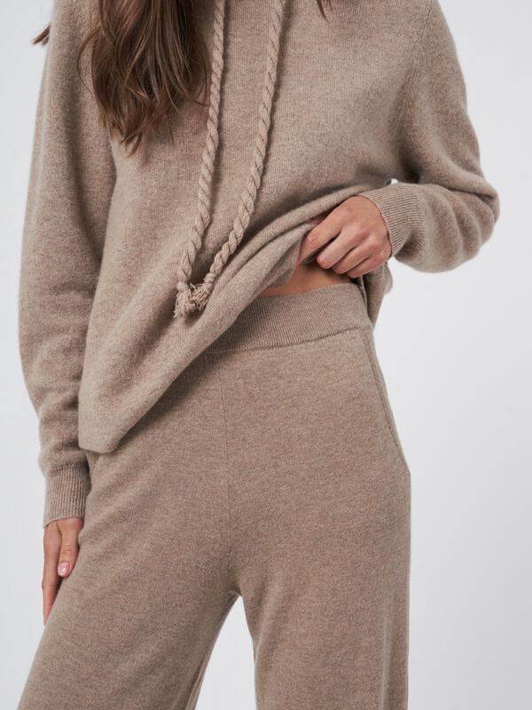 Rechte gebreide broek image number 2