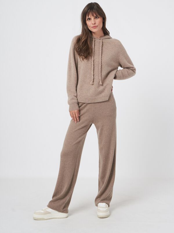 Rechte gebreide broek image number 4