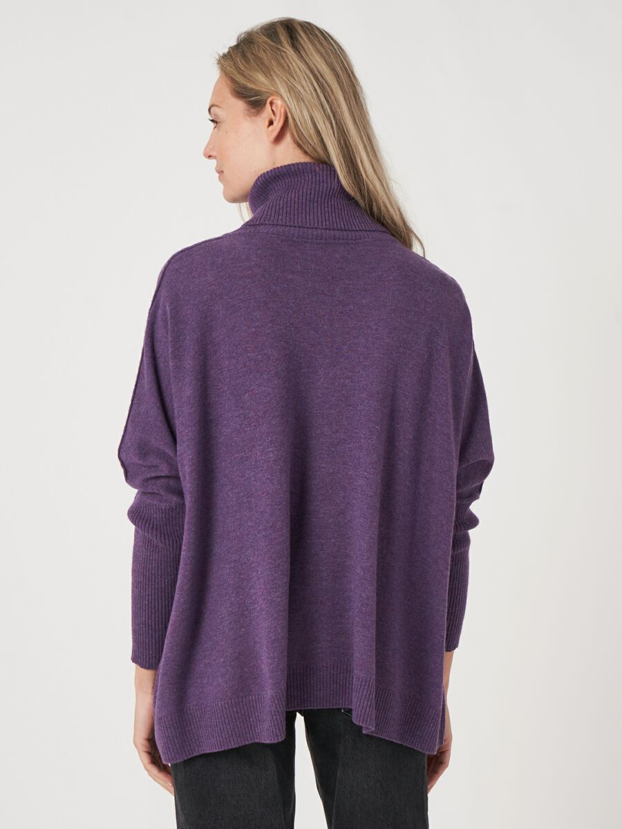 Coltrui met kangoeroezak van cashmere-mix image number 1