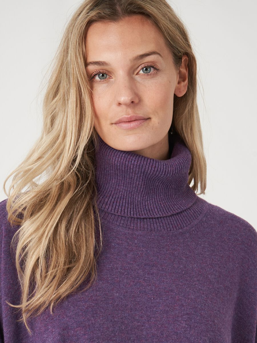 Coltrui met kangoeroezak van cashmere-mix image number 4