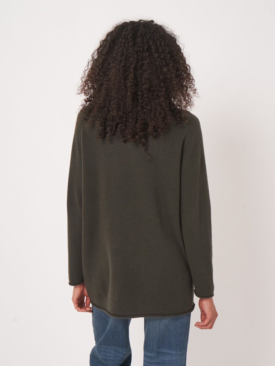 Oversized-Cardigan aus Kaschmir-Mix mit Taschen image number 4