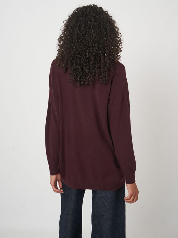 Pull col polo oversize — maille fine & douceur repeat image number 3