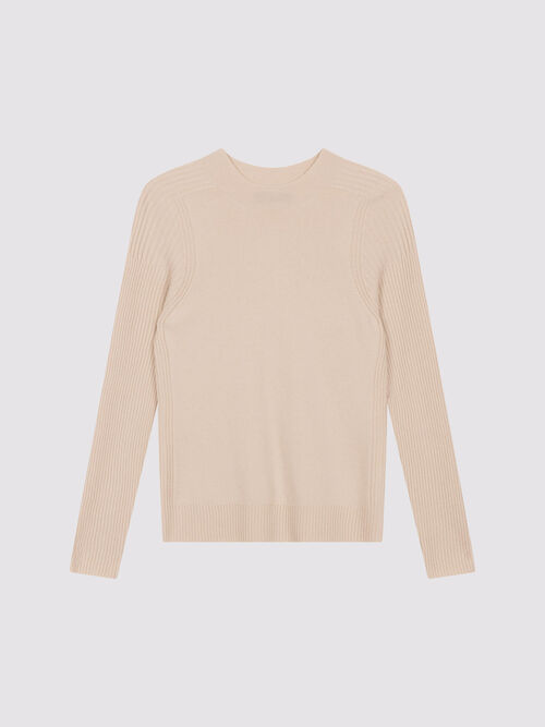 Pull Col Rond en Cachemire