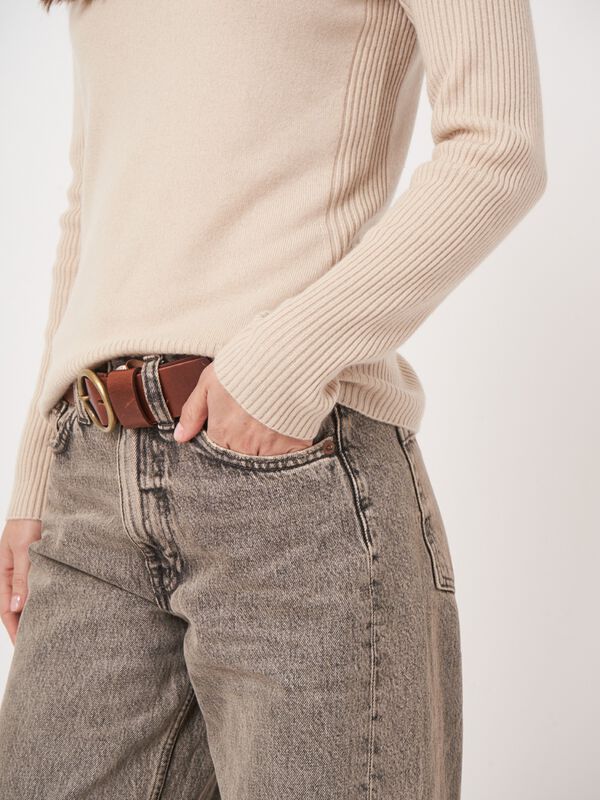 Fein gestrickter Pullover Aus Kaschmir-Mix image number 5