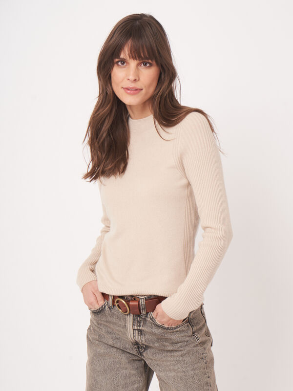 Fein gestrickter Pullover Aus Kaschmir-Mix image number 6