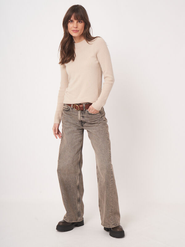 Fein gestrickter Pullover Aus Kaschmir-Mix image number 7