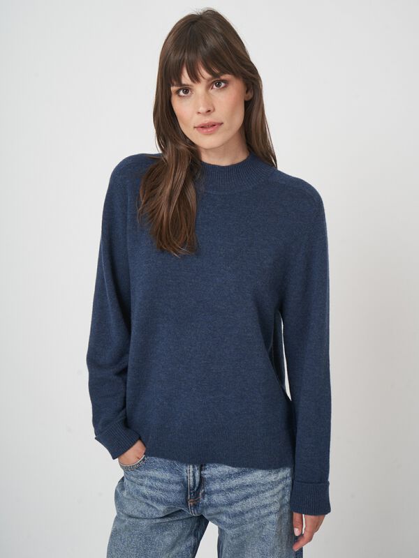 Luxe terry knit pullover met klassieke snit image number 1