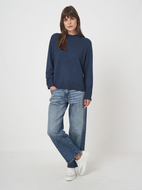 Luxe terry knit pullover met klassieke snit image number 6