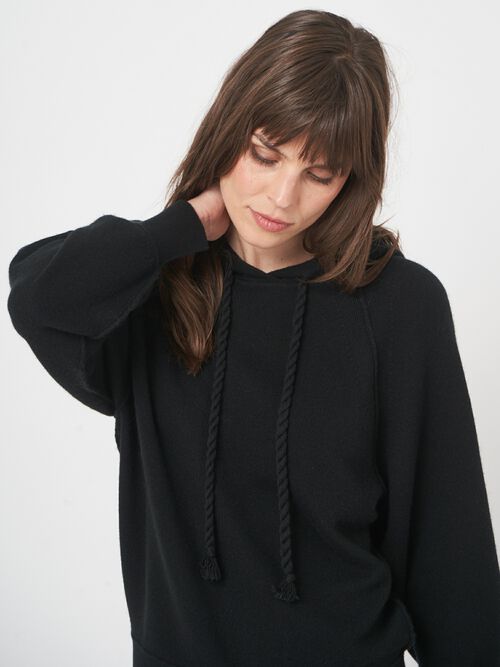 Zachte hoodie met terry breisel - comfort & stijl