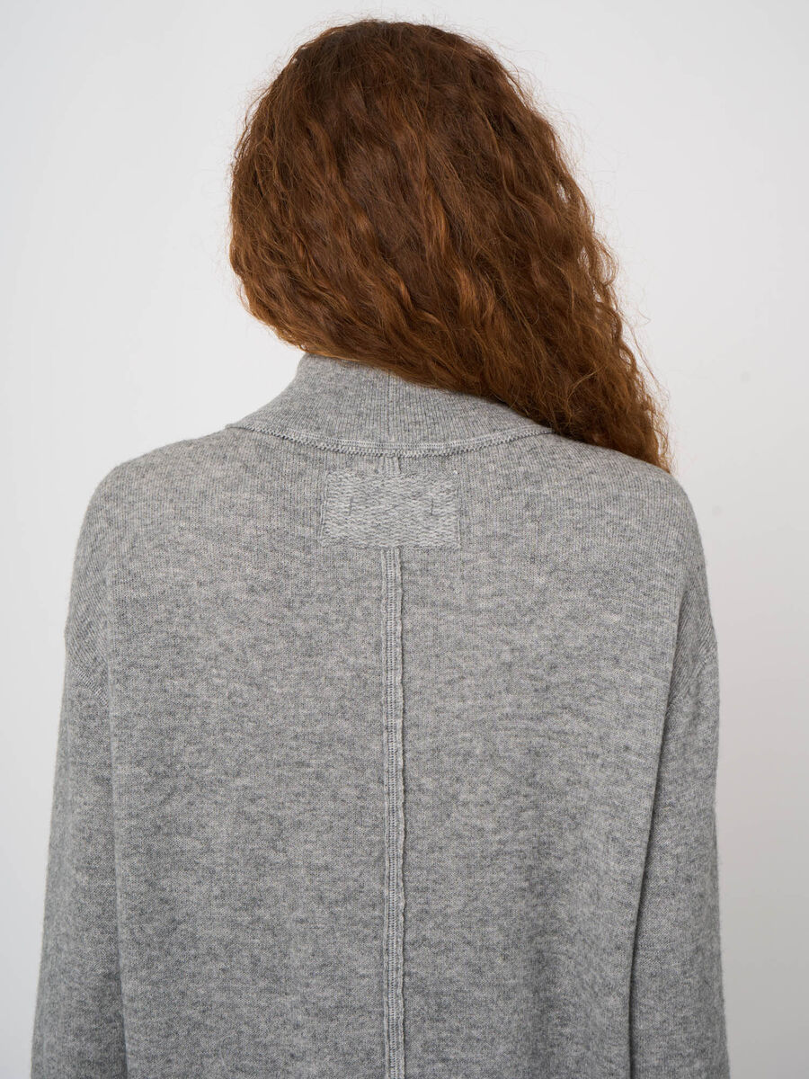 Woll-Kaschmir-Terry-Pullover mit Mock Neck image number 4