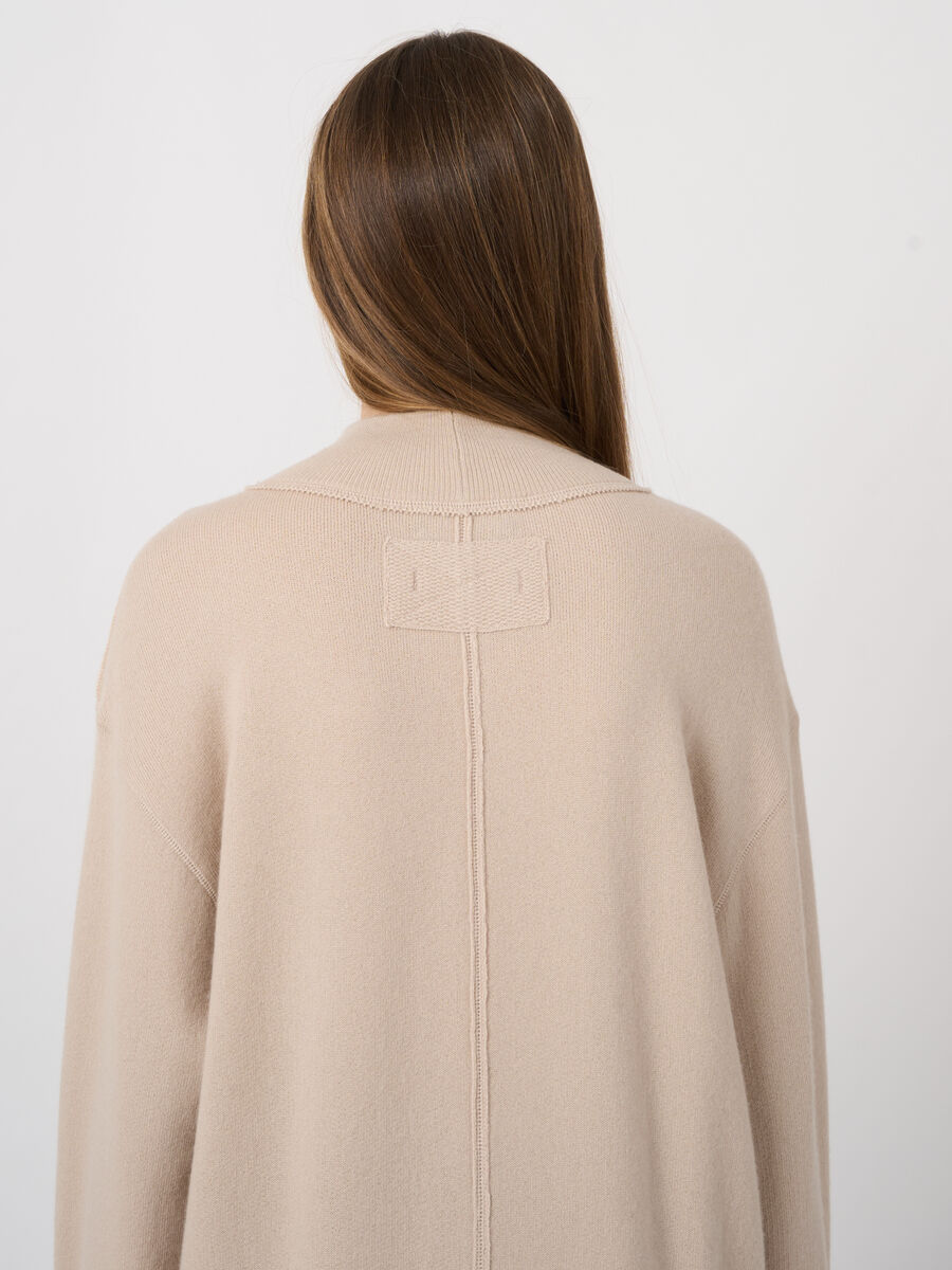 Woll-Kaschmir-Terry-Pullover mit Mock Neck image number 3