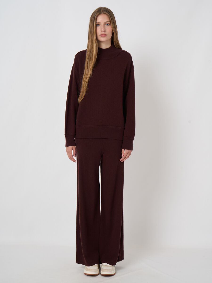 Woll-Kaschmir-Terry-Pullover mit Mock Neck image number 4