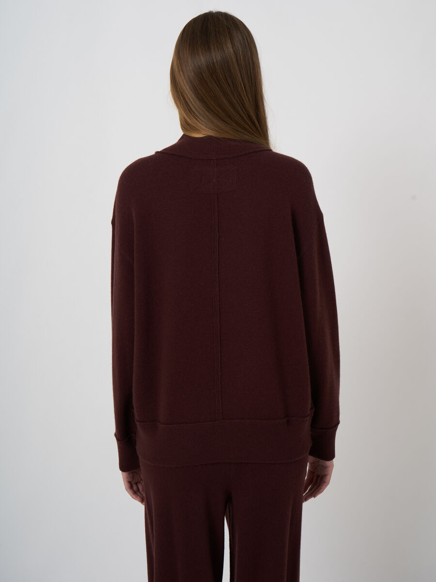 Woll-Kaschmir-Terry-Pullover mit Mock Neck image number 5