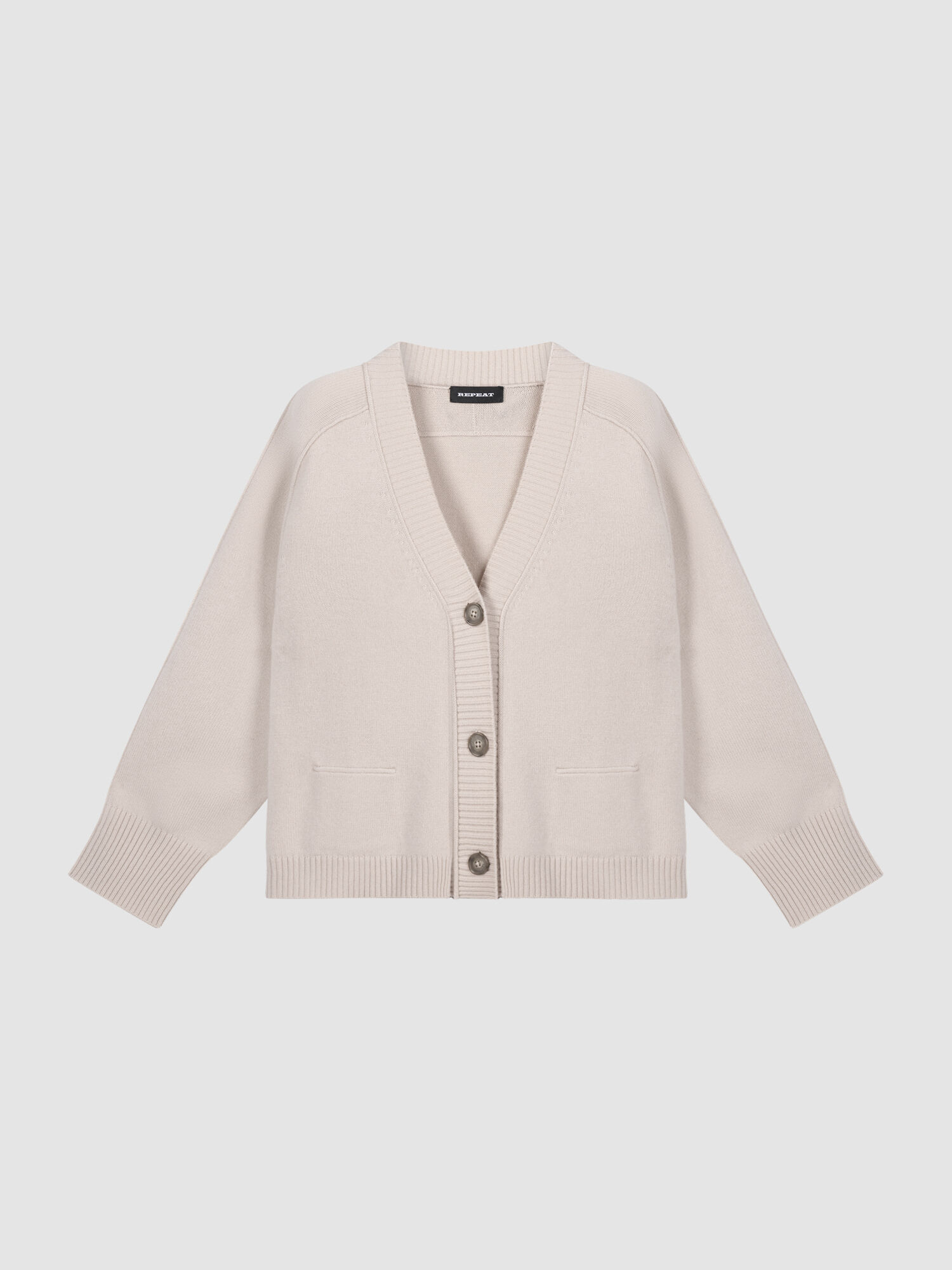 Kasjmiermix A-lijn vest met rolranddetails