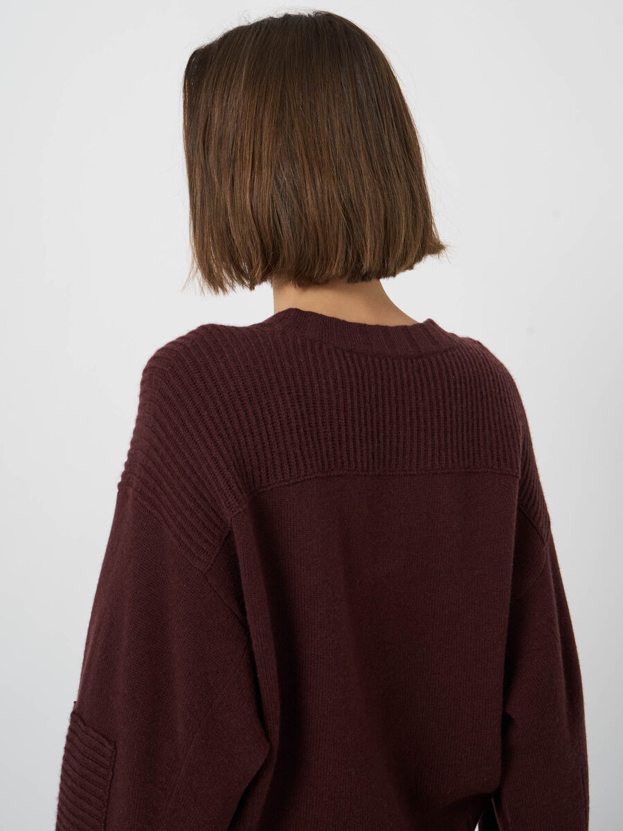 Woll-Kaschmir-Pullover mit Batwing&auml;rmeln image number 9