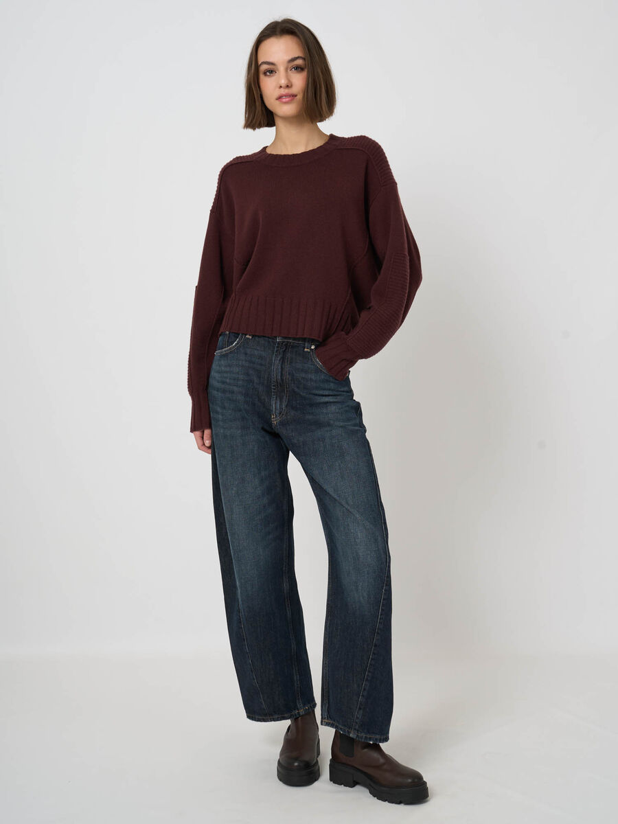 Woll-Kaschmir-Pullover mit Batwing&auml;rmeln image number 10