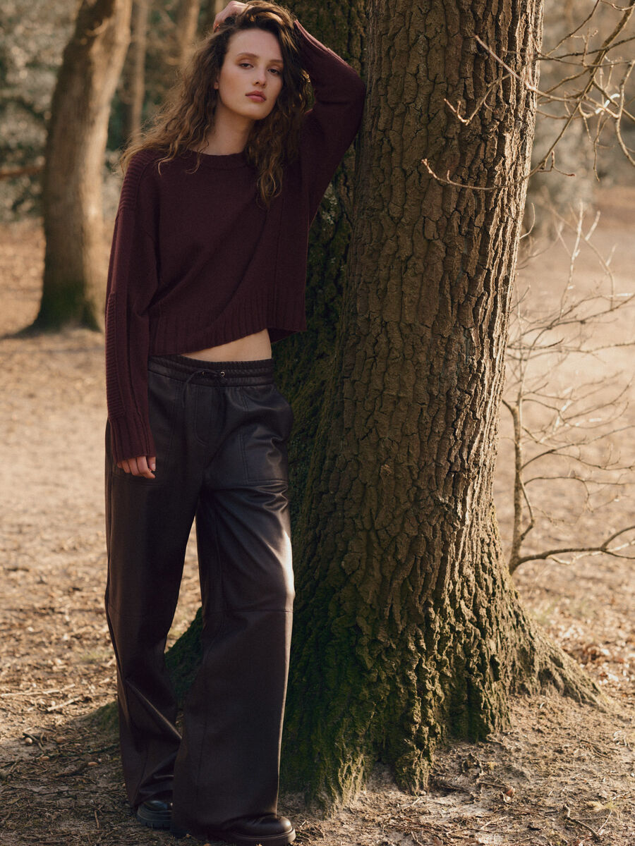 Woll-Kaschmir-Pullover mit Batwing&auml;rmeln image number 3