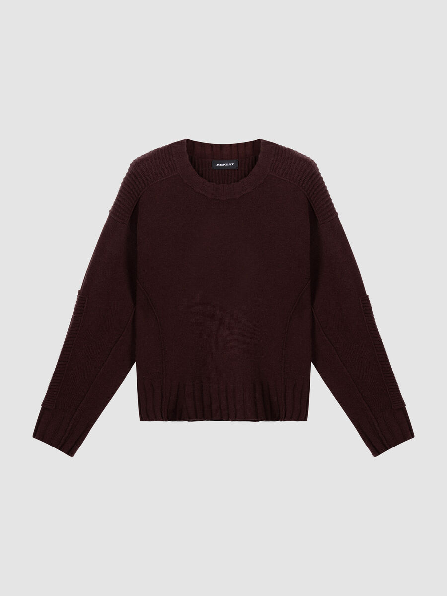 Woll-Kaschmir-Pullover mit Batwing&auml;rmeln image number 4