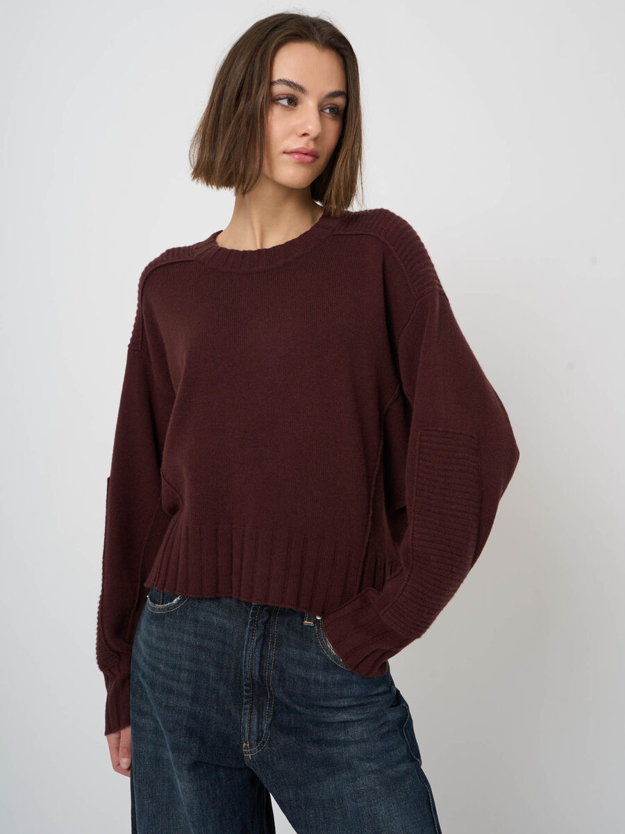 Woll-Kaschmir-Pullover mit Batwing&auml;rmeln image number 5